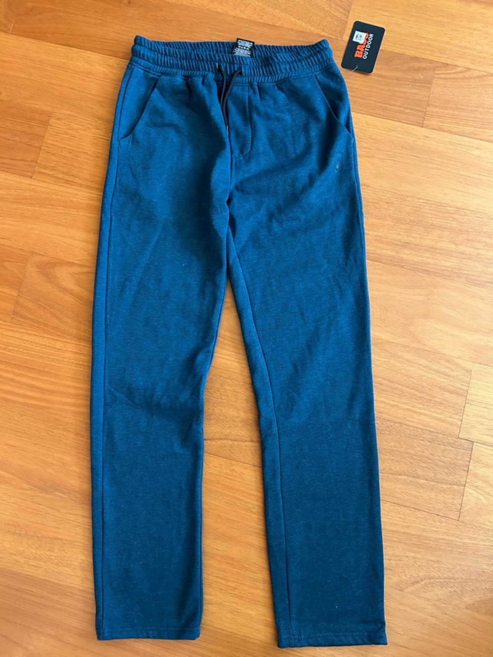 BASS OUTDOOR Boys Blue Jogger Pants NWT Size L Large 14-16